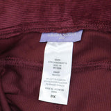 Laura Scott Womens Plus Size Corduroy Knit Leggings S21058U-2