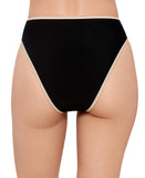 Salt + Cove Juniors High-Waist Bikini Bottom Swim 807005 Black Multi S