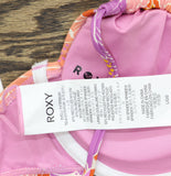 Roxy Ruched Floral Bikini Top with Tie Front 19810862714 Lilac Purple Multi L