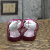 BCBGirls Womens Vintage Thong Rhinestone Sandals 1673fae5eeaea9 Berry Purple 6M