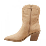 Universal Thread Womens Jacey Western Ankle Boots 90511599 Tan Brown 7M
