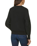 Karl Lagerfeld Paris Women's Everyday Long Sleeve Woven Top L2IH7869