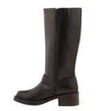 Wild Fable Womens Rebel Tall Moto Buckle Boots 90366583 Black 5.5M