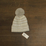 Style & Co. Womens Space Dye Cable Knit Beanie Pom Pom SC1542504 Gray Multi