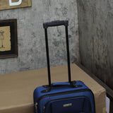 Tag 4-Piece Softside Spinner Suitcase Luggage Set Deep Blue 4-Piece