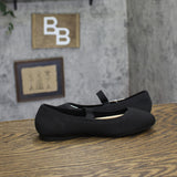A New Day Shiloh Knit Mary Jane Ballet Flats 92261890 Black 5M