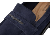 Clarks Suede Lauryl Step Loafer 26184351 Navy Blue 10W