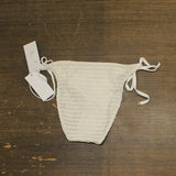 Michael Michael Kors Womens String Tie Bikini Bottom MM92314 White XS