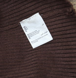 And Now This Cropped Ribbed Sleeveless Sweater Tank Brown L