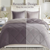 Madison Park Alternative Comforter Set 3M 3-Piece Charcoal / Grey Full / Queen