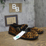 Universal Thread Womens Halston Mary Jane Flats 94462396 Leopard Dark Brown 9.5M