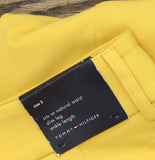 Tommy Hilfiger Solid Mid-Rise Slim-Fit Ankle Pants H55PA803 Deep Maize Yellow 2