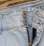 Style & Co. Womens Bermuda Roll Hem Jean Jorts Shorts 100149269MS Delray Blue 10
