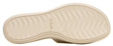 Clarks Drift Twist Wedge Slide Sandals 26181604 Cream Off White 8M