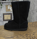 Universal Thread Womens Sarah Suede Shearling Winter Boots 91467407 Black 6M