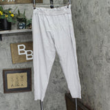 32 Degrees Ladies Tie Front Stretch Ankle Length Pants 1369422 Clay Gray M