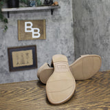 Style & Co Eileen Elasticized Round Toe Flat Sandals Mountain Trail Brown 8.5M
