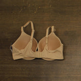 Auden Womens Luxe Stretch Comfort Wire Demi Bra 94266736 Pearl Tan Brown 38C