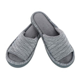 Isotoner Womens Sporty Slide Andrea Sandal Slipper 96048 Ash Gray XL (9.5-10)