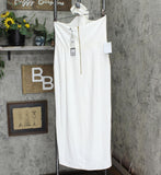 Shona Joy Women's Knotted Tulip Hem Gown SJ2581 Ivory 10