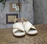 Franco Sarto Womens Silvie Heeled Sandals J4225M1 Natural White 7M