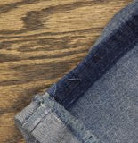 INC International Concepts Denim Bermuda Shorts Rolled Hem Indigo Blue 16