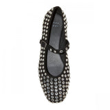 A New Day Womens Issa Rhinestone Mary Jane Ballet Flats 90870756 Black 10M