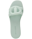 Steve Madden Womens Jellie Jelly Slide Sandal JELL03S1 Light Green 7M