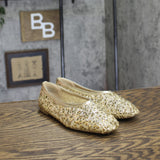 A New Day Sequin Ballet Flats Sammie Gold Yellow 5.5M