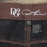 DG2 by Diane Gilman Virtual Stretch Ultra Skinny Stretch Jeans Espresso 14P