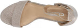 CL by Chinese Laundry Women's Jody Block Heel Sandals Shoes Shimmer Gold 9.5M