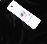 Calvin Klein Womens Velvet Twist Cowl Neck Tie Waist Wide Leg Jumpsuit Black 10