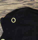 Beyond Control Womens Grommet-Detail Square-Neck Swim Dress One Piece Black 16