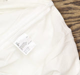 And Now This Womens Faux Wrap Poplin Shirt Bright White S