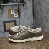 Earth Womens Netta Casual Low Top Lace Sneaker ETNETTA Gold Multi 7.5W