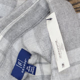 George Mens Button Up Flannel Long Sleeve Shirt 166fbd02559d31 Gray Plaid 2XL