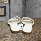 A New Day Women's St. Tropzen Nat Slide Sandals 89279355 Cream Off Whuite 9.5M