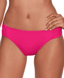 Lauren Ralph Lauren Shirred Side Tab Hipster Swim Bottom Passionfruit Pink 10