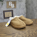 Cat & Jack Kids Boys Nola Faux Suede Clog Slippers 91307187 Brown 1