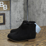 Cat & Jack Toddler Girls Penelope Zipper Booties 87834278 Black 9T