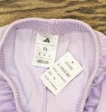 Adidas Girls Velour Wide Leg Pull On Pants AG10646C Lavender Purple 6X