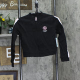 Guess Girls Eco Long Sleeve Zip-Up Sweatshirt J5RQ01KAD74 Jet Black 10