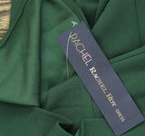 RACHEL by  Rachel Roy Womens Greener Off the Shoulder Ruffle Jumpsuit Green XS