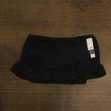 La Blanca Womens Island Goddess Skirted Swimsuit Bikini Bottom Black 16W