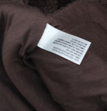 All In Motion Women’s Full Zip Long High Pile Teddy Fleece Jacket Coat Brown S