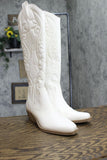 Wild Fable Kenzi Western Boots with Memory Foam Insole Ivory Off White 6.5M