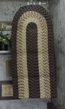 Better Trends Reversible Indoor Area Utility Rug Chocolate Brown 2 ft x 9 ft