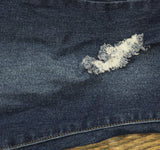 California Vintage Juniors Distressed Stretch Skinny Jeans Blue 9 / 29