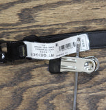 Kurt Geiger Womens Rhinestone Bow Velvet Belt Black M/L