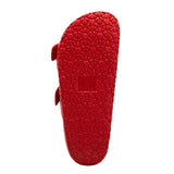 Shade & Shore Womens Neida EVA Two Band Footbed Slide Sandals 83105499 Red 6M